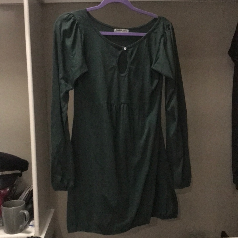 Michael Stars green key hole dress